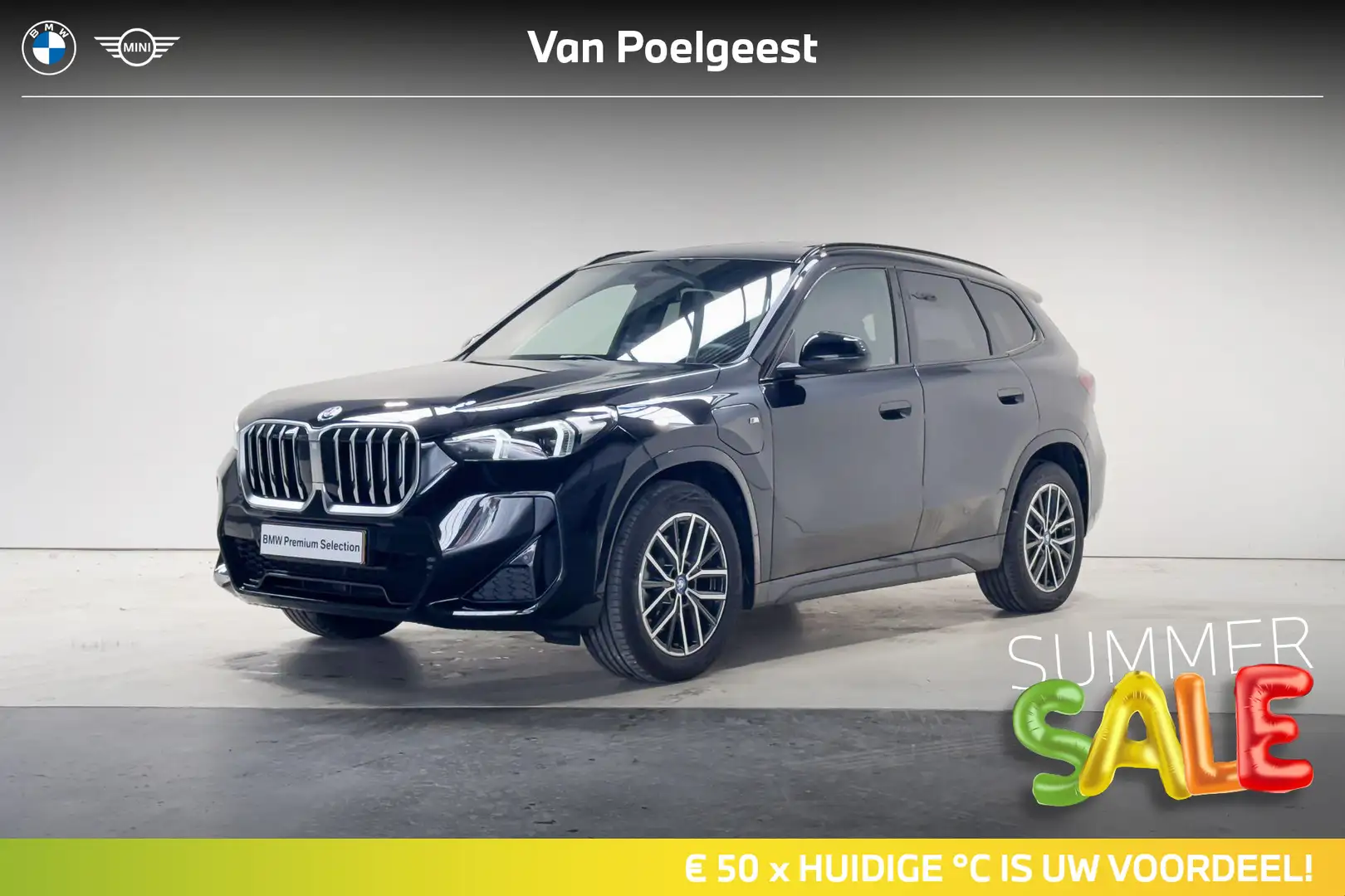 BMW X1 xDrive25e Premium Pack M Sportpakket Aut. | Summer Zwart - 1