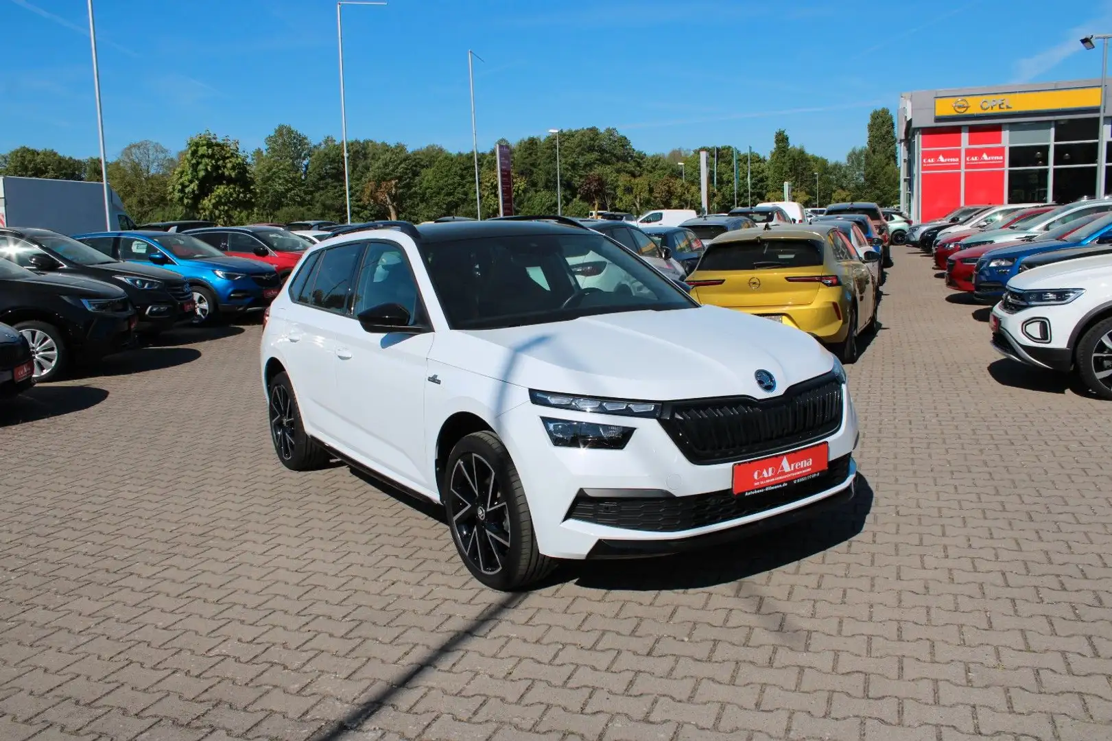 Skoda Kamiq 1.5 TSI Monte Carlo*DSG*Navi*Pano* Blanc - 1