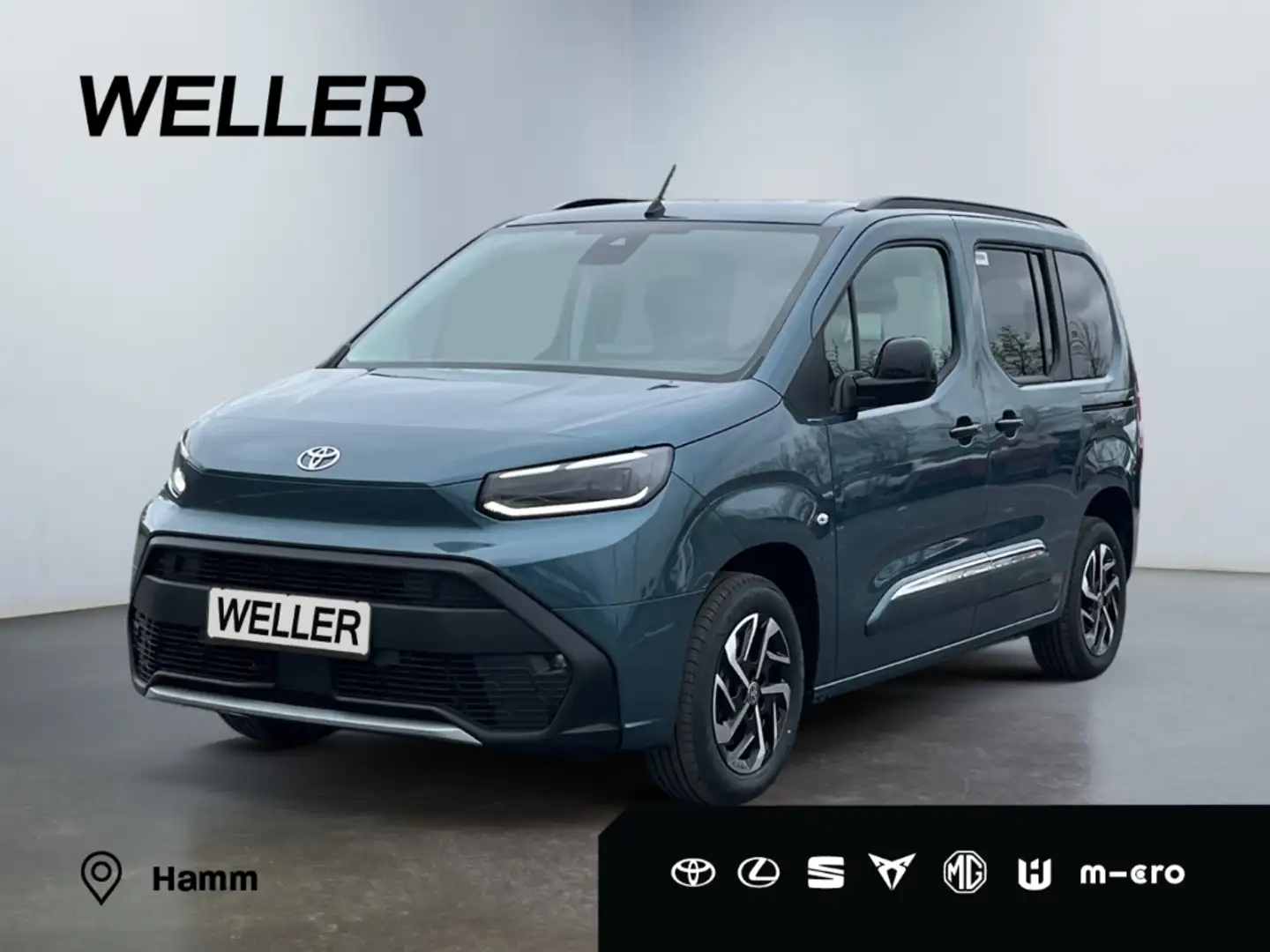 Toyota Proace City Verso 50kWh L1 Teampl*Gewerbeangebot* Modrá - 1