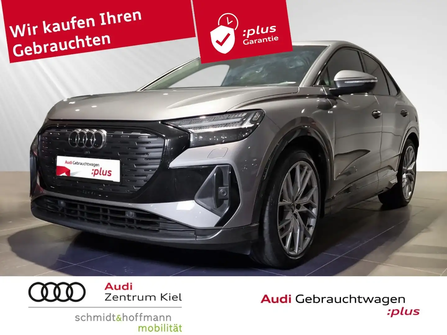 Audi Q4 e-tron 40 S-line AHK Navi+ Panorama Klima Navi Grau - 1