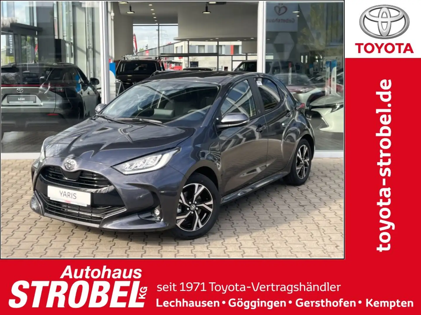 Toyota Yaris Hybrid 116 1.5 VVT-i Teamplayer Grau - 1