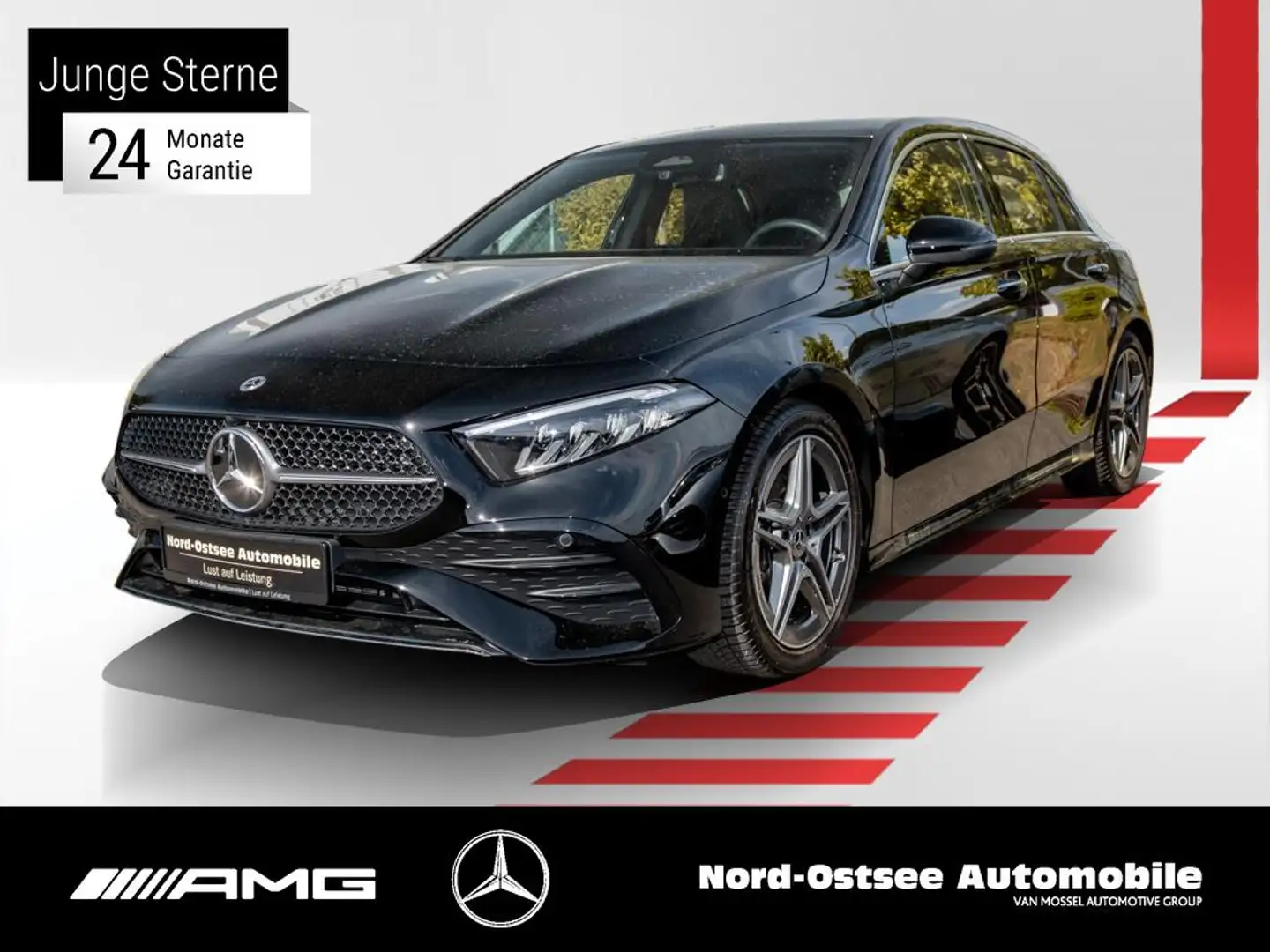 Mercedes-Benz A 200 AMG ADV.+ KEYLESS LED DISTRONIC KAMERA SHZ Noir - 1