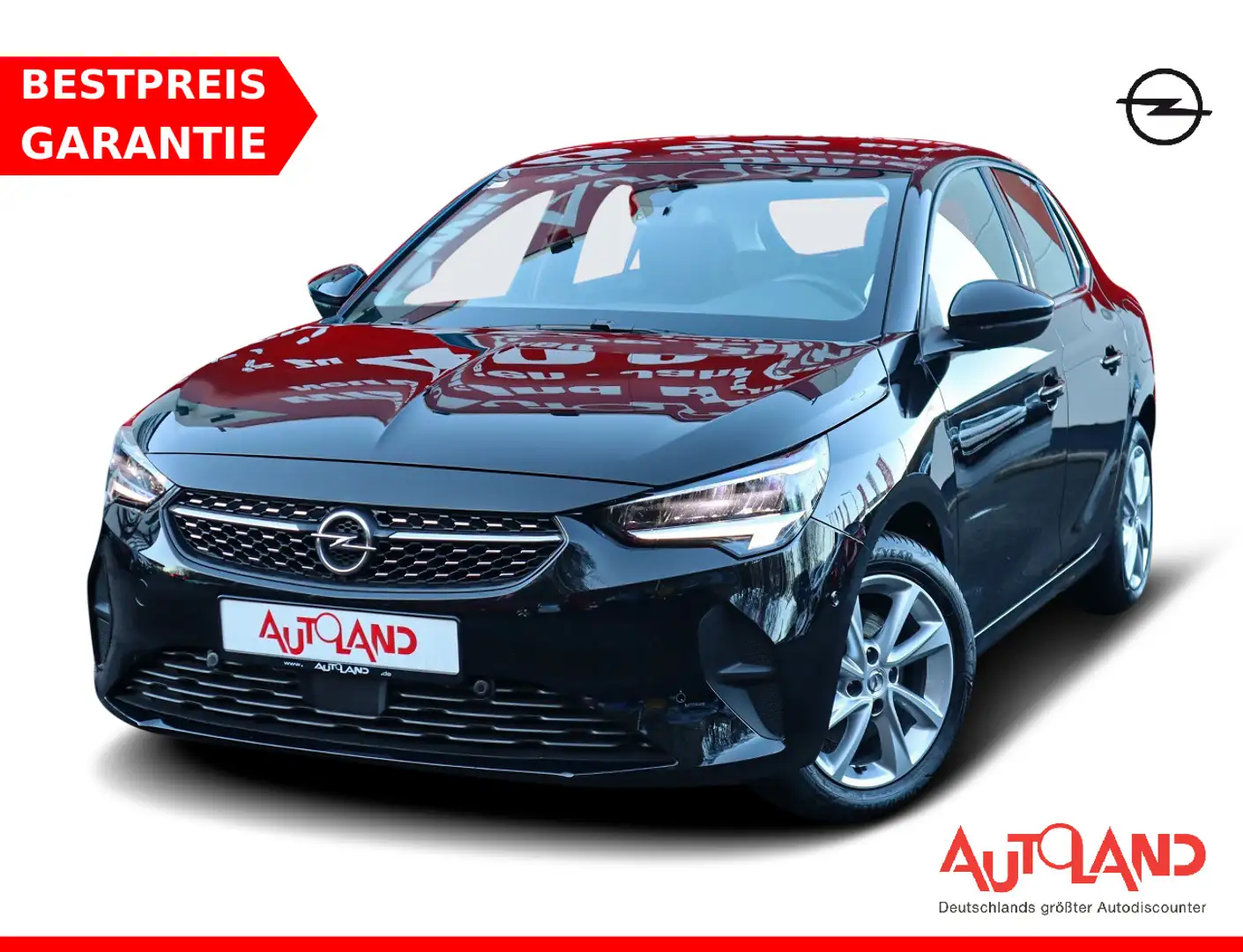 Opel Corsa 1.2DI Turbo Totwinkel Android Apple LED Noir - 1