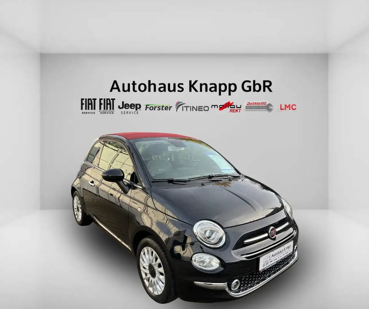 Fiat 500C 1,2 Lounge Klima, Navigation Nero - 2