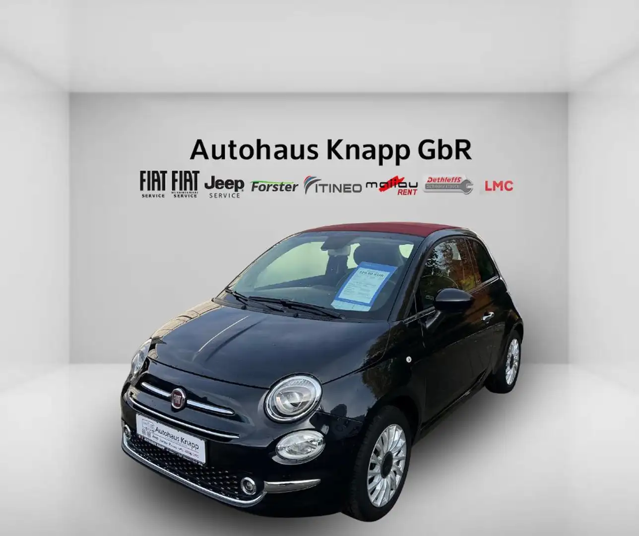 Fiat 500C 1,2 Lounge Klima, Navigation Nero - 1