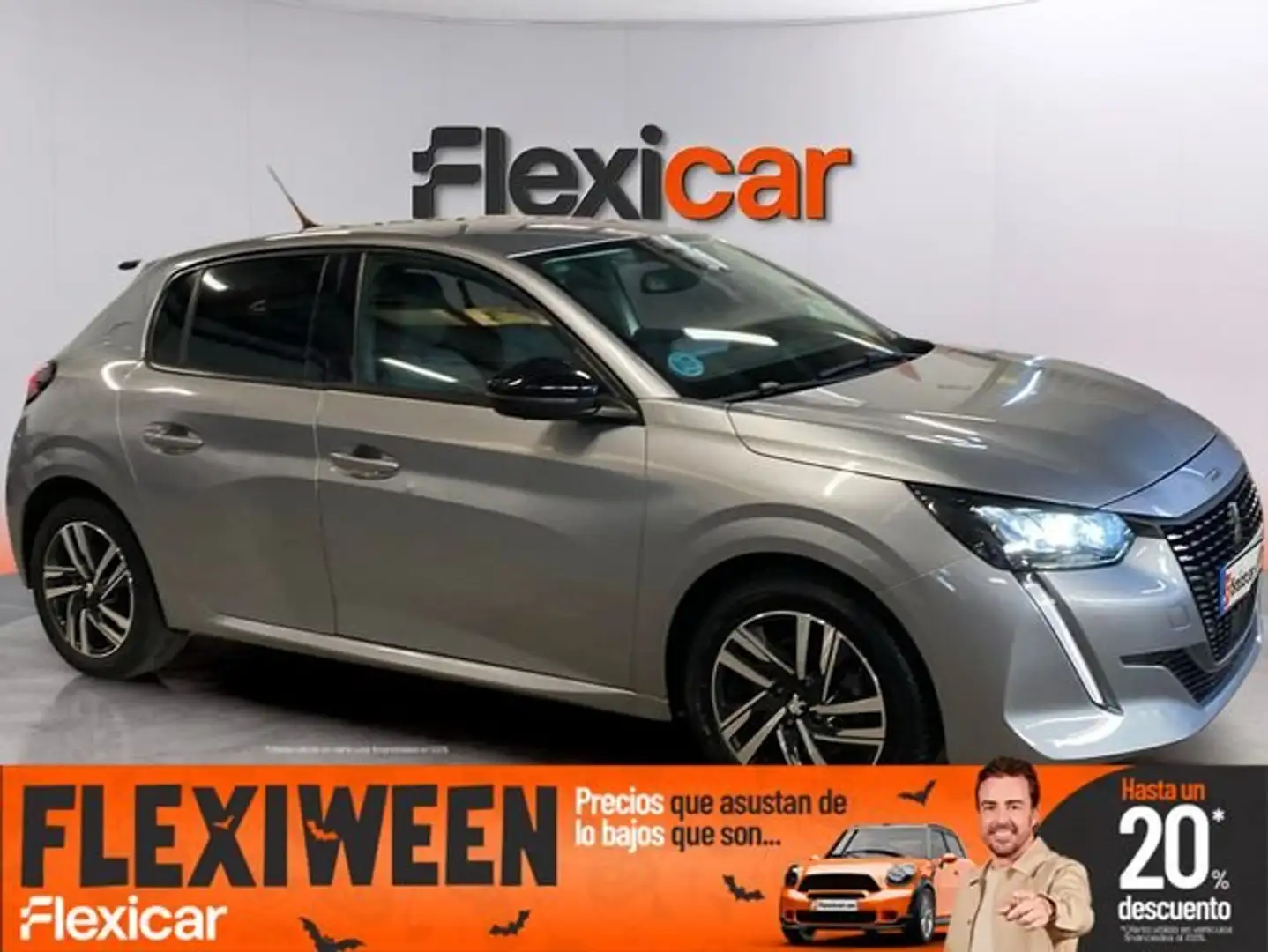 Peugeot 208 1.2 Puretech S&S Allure Pack EAT8 100 Gris - 1