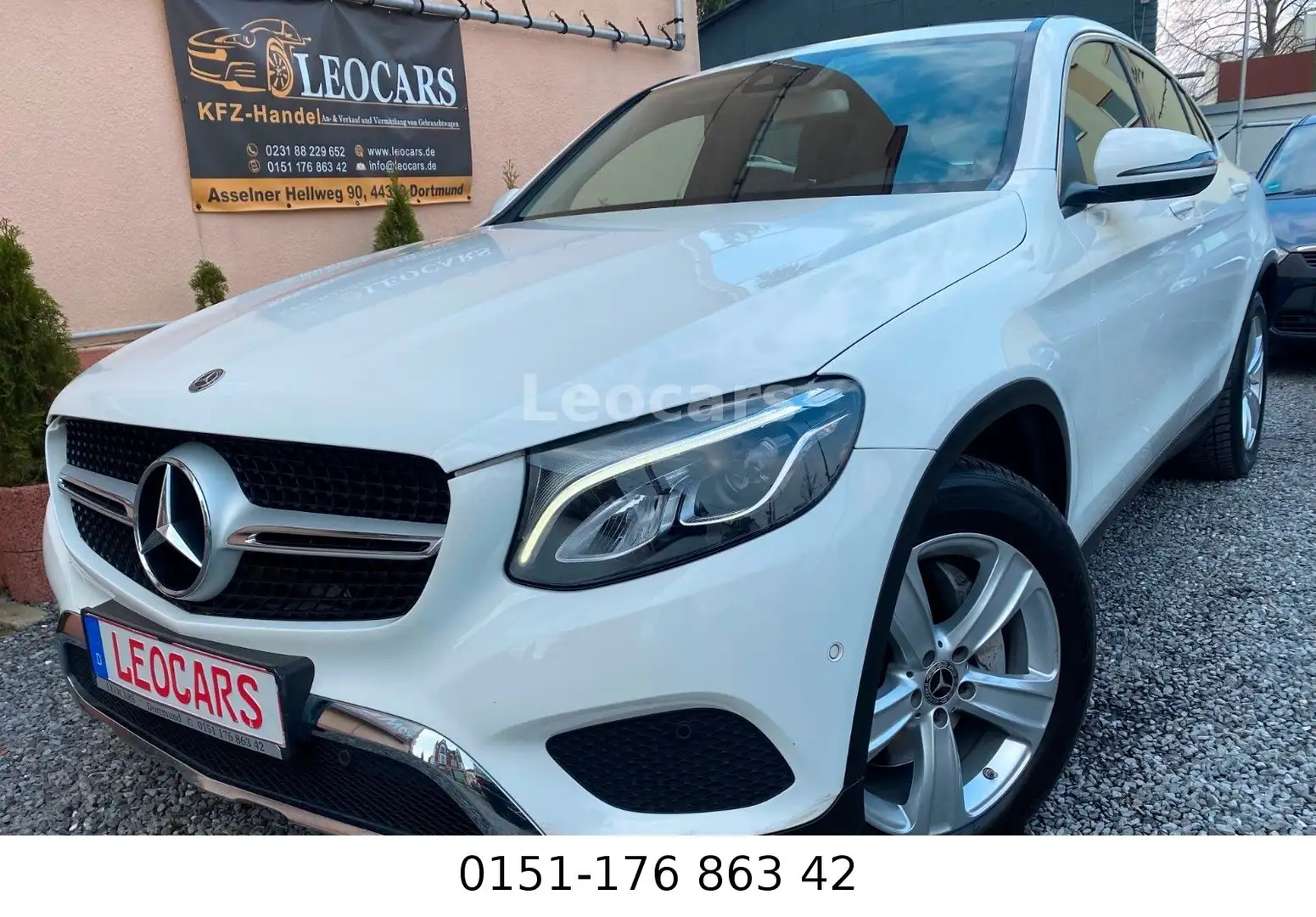 Mercedes-Benz GLC 220 Coupe 4Matic, Garantie, Kamera, Navi,,, Weiß - 1