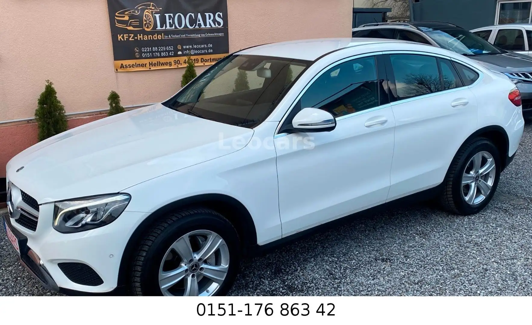 Mercedes-Benz GLC 220 Coupe 4Matic, Garantie, Kamera, Navi,,, Weiß - 2