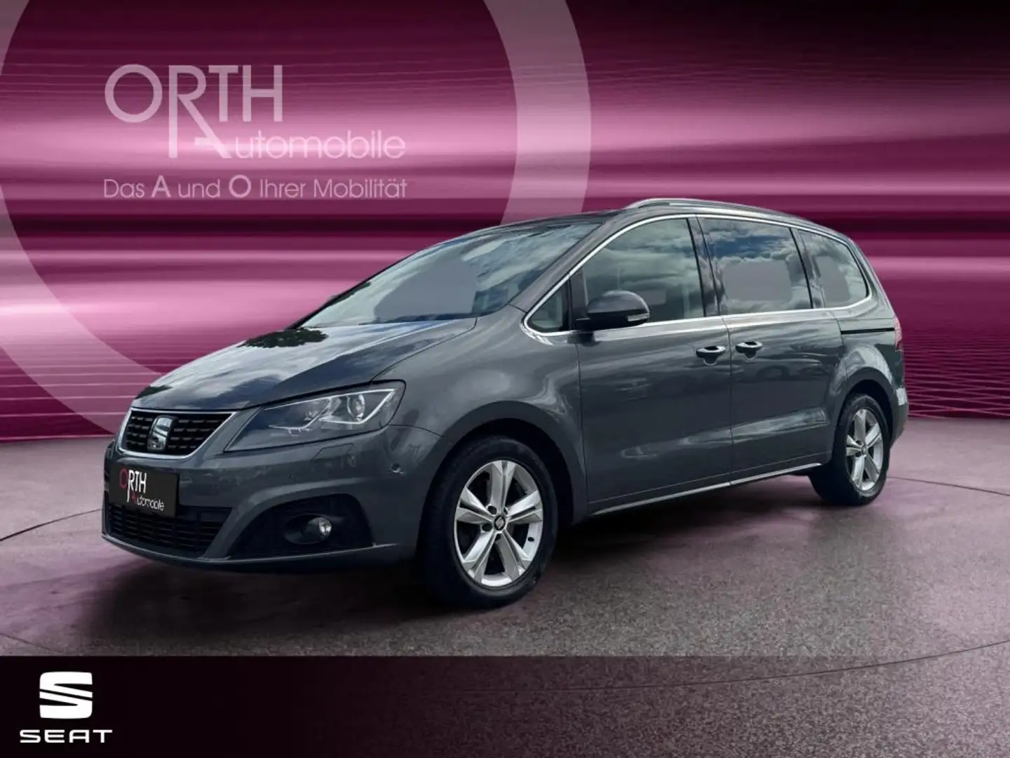 SEAT Alhambra 1.4 TSI Xcellence NAVI PANO LEDER ACC SPU Gris - 1