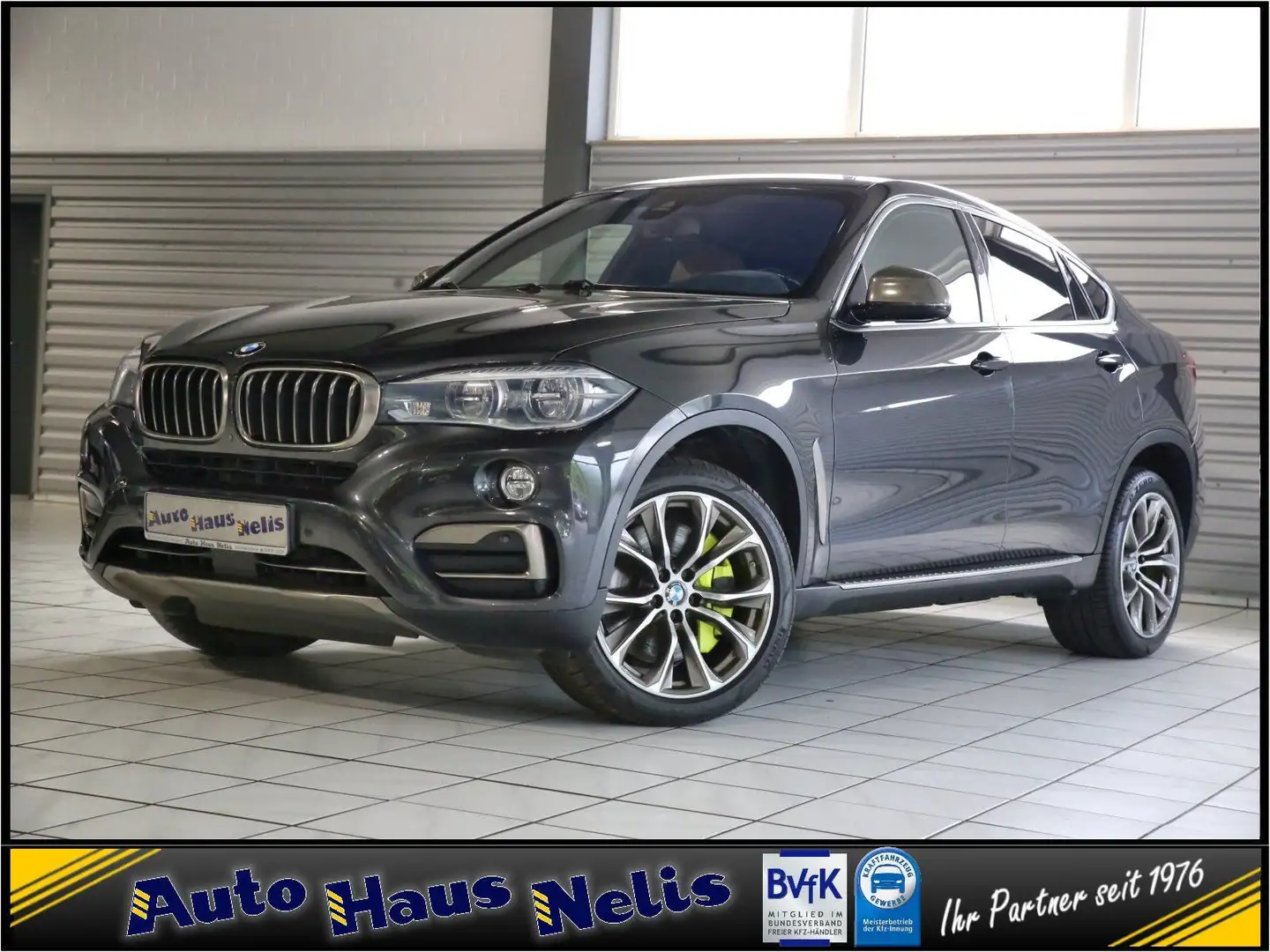 BMW X6 xDrive 50i ACC LED HK-Soundsystem Sitzheiz.vo Grau - 1
