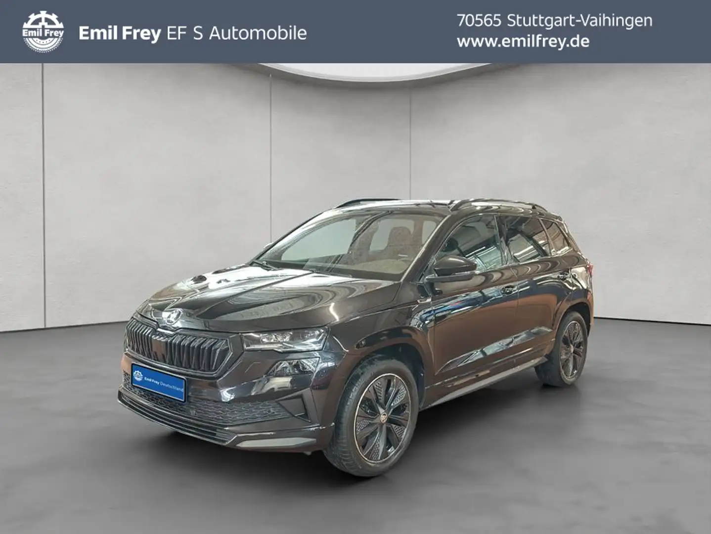 Skoda Karoq 2.0 TDI SCR 4x4 Sportline Schwarz - 1