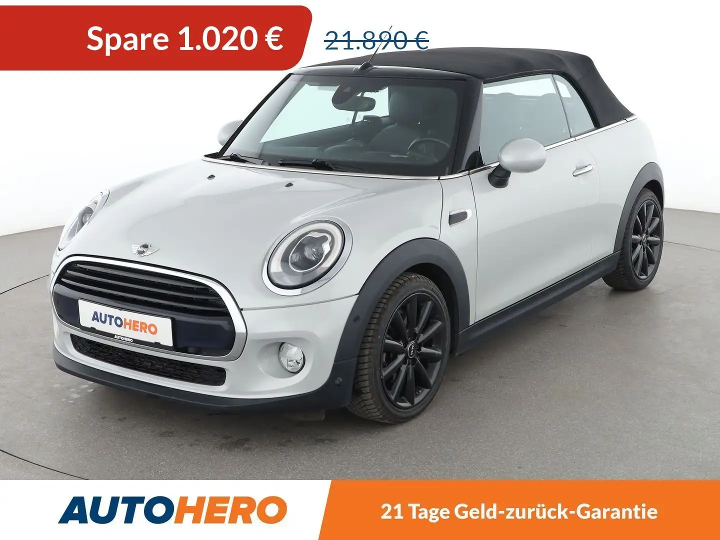 MINI Cooper Cabrio Cooper*NAVI*HUD*TEMPO*PDC*SHZ*DAB* Weiß - 1