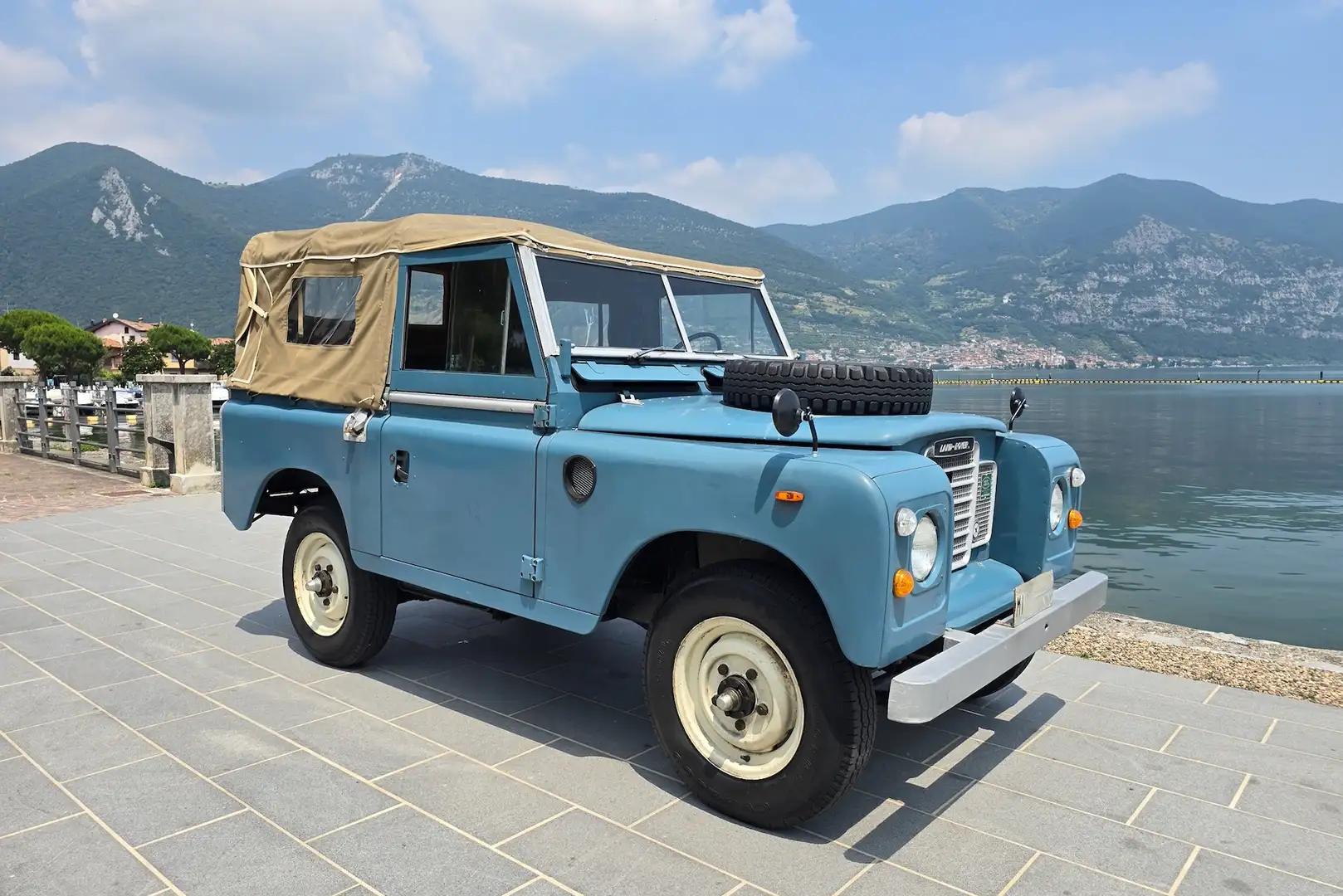 Land Rover Defender 88 SERIES III -SOFT TOP- Blu/Azzurro - 2