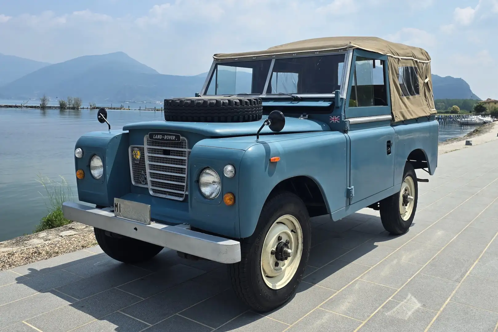 Land Rover Defender 88 SERIES III -SOFT TOP- Blu/Azzurro - 1