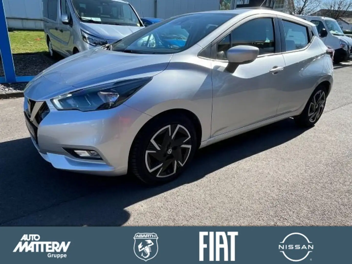 Nissan Micra Klimaaut.|AC|NAVI|PDC|LED|1.Hd Silber - 1