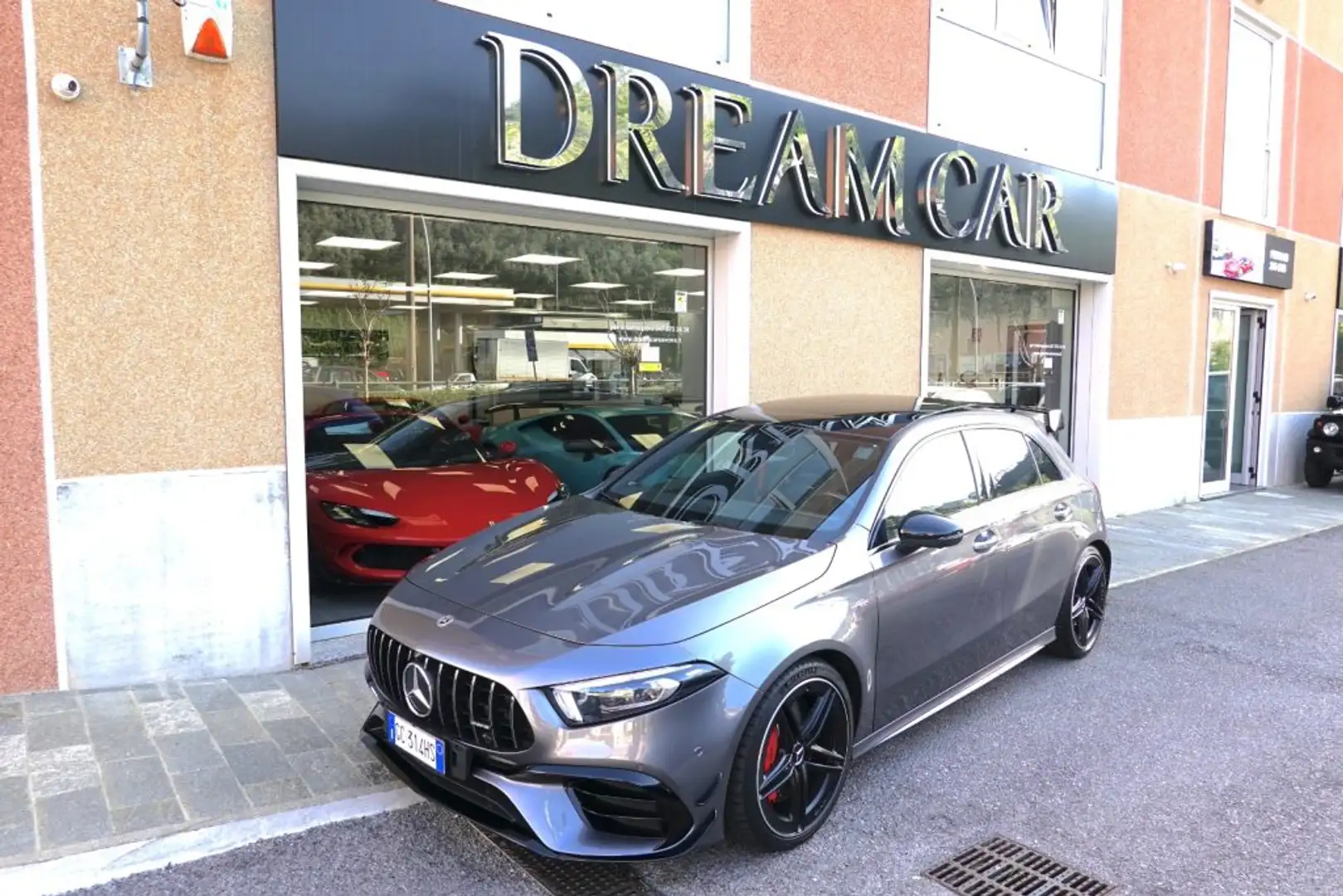 Mercedes-Benz A 45 AMG S 4Matic PERFORMANCE-AERO KIT-TETTO-BURMSTER UNIPR Grigio - 1