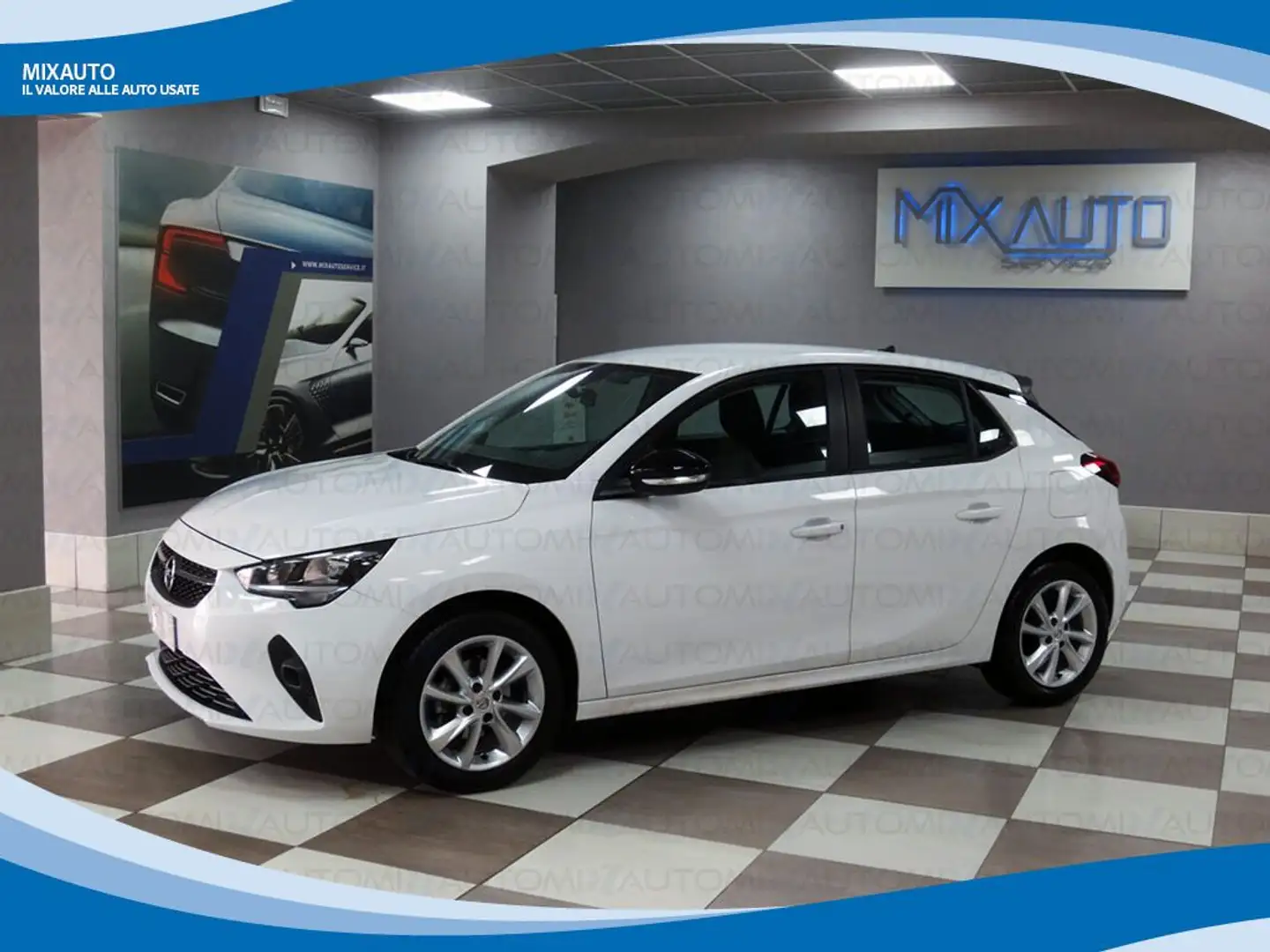 Opel Corsa 1.2 75cv 5 Porte Edition EU6 Bianco - 1