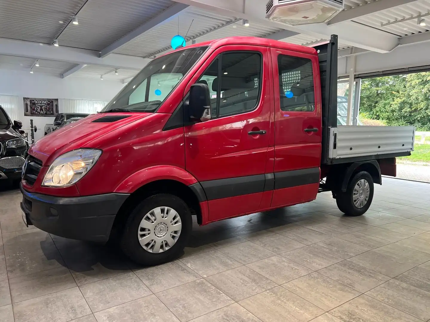 Mercedes-Benz Sprinter DoKa Pritsche*7-Sitzer*AHK*Garantie Rood - 1