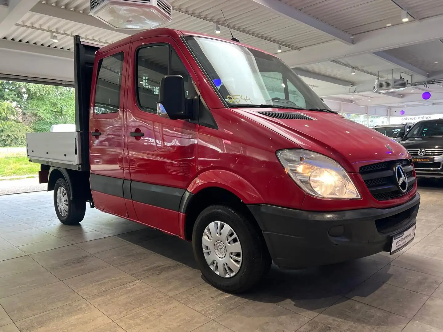 Mercedes-Benz Sprinter DoKa Pritsche*7-Sitzer*AHK*Garantie Rood - 2