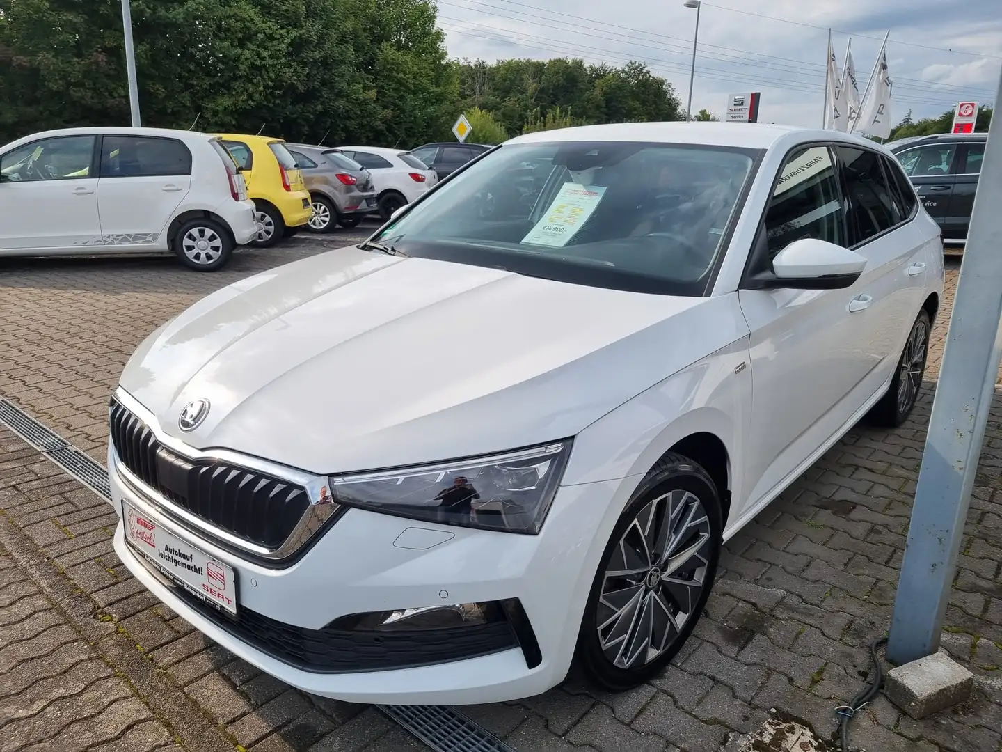 Skoda Scala Tour Blanc - 1