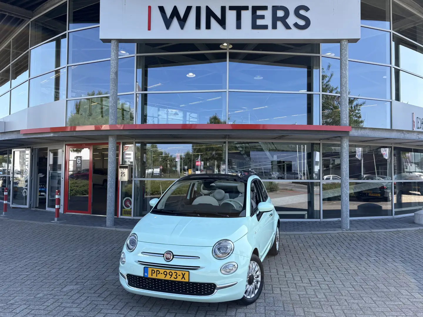 Fiat 500C 0.9 TwinAir Turbo Lounge | Navigatie | Bluetooth | Vert - 1