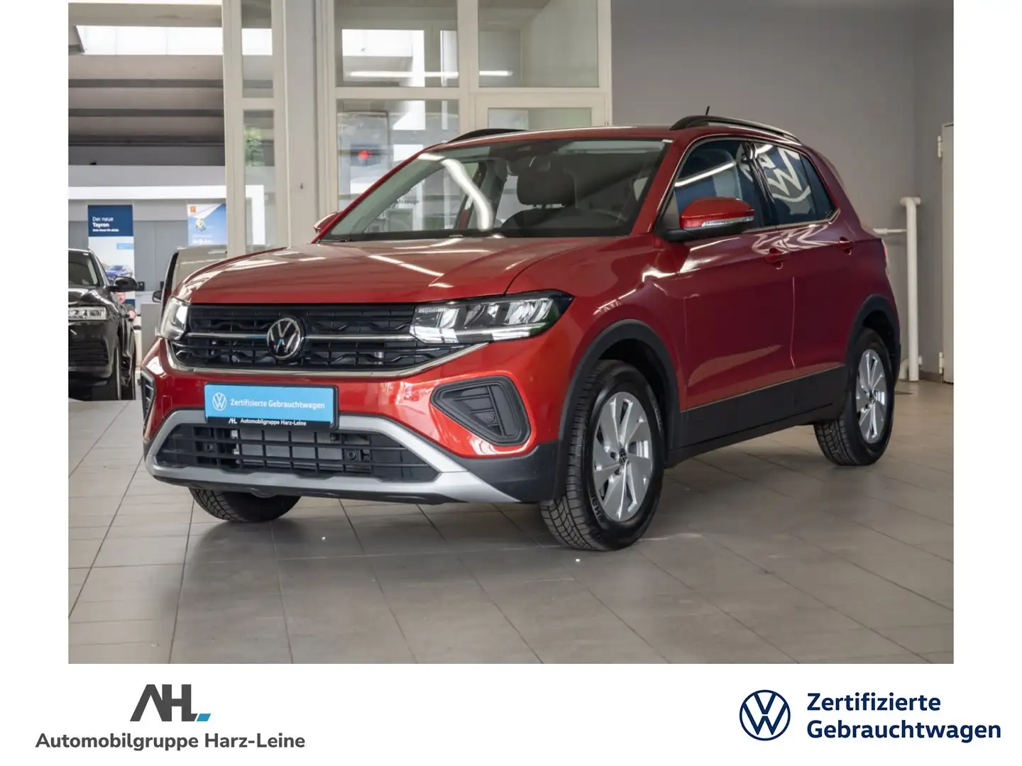 Volkswagen T-Cross LIFE TSI+ACC+LED+TRAVEL ASSIST+EINPARKHILFE+SITZHE Rood - 1