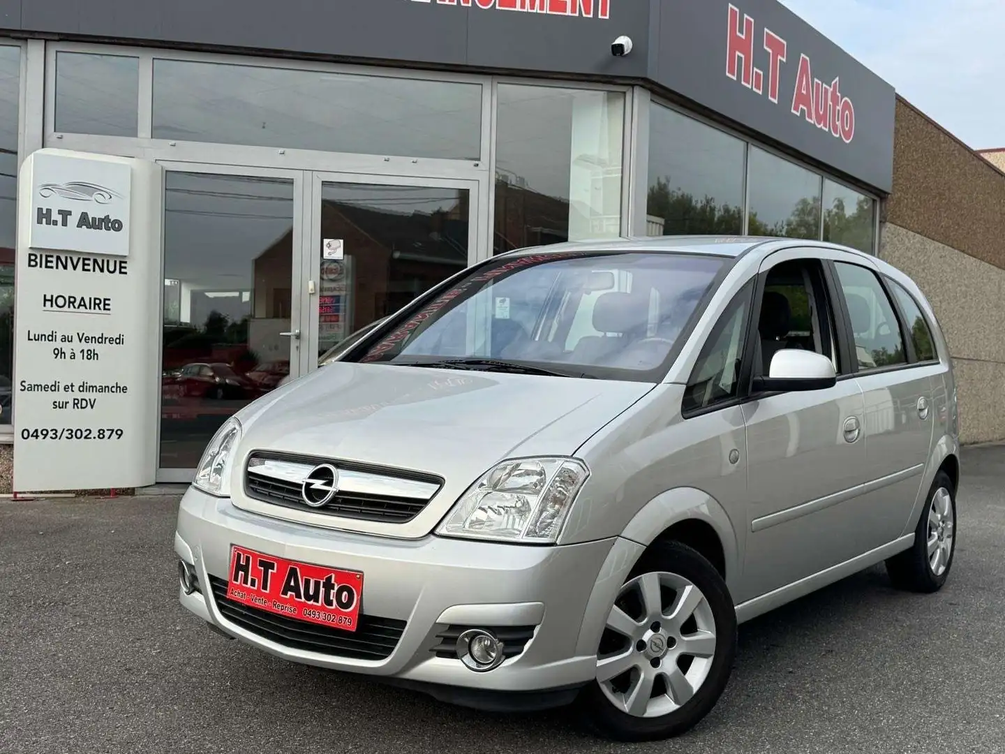 Opel Meriva 1.6i Enjoy/Etat neuf/Airco/Garantie 1 an Gris - 1