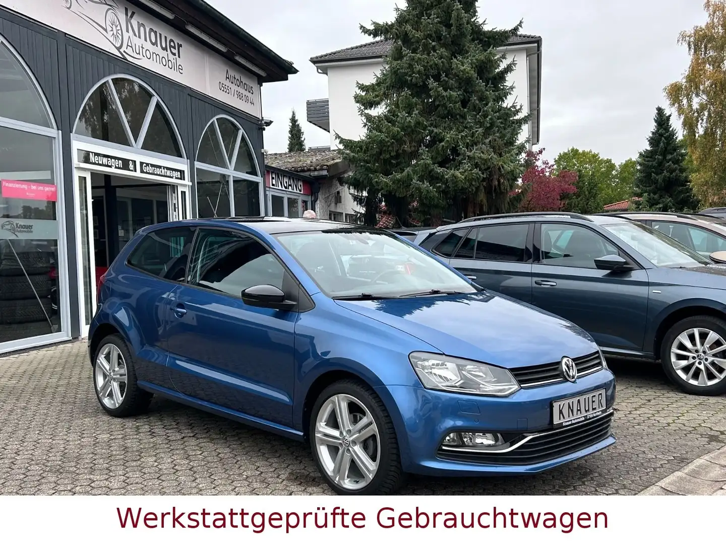 Volkswagen Polo V Highline erst. 38700km*Sitzheiz*PDC*Alu* Bleu - 1