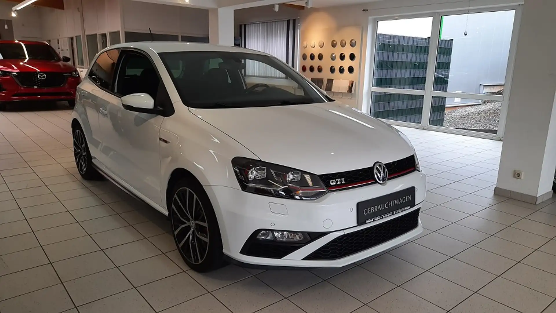 Volkswagen Polo V 1.8 TSI GTI BMT *LED*PDC*Navi* Blanc - 2