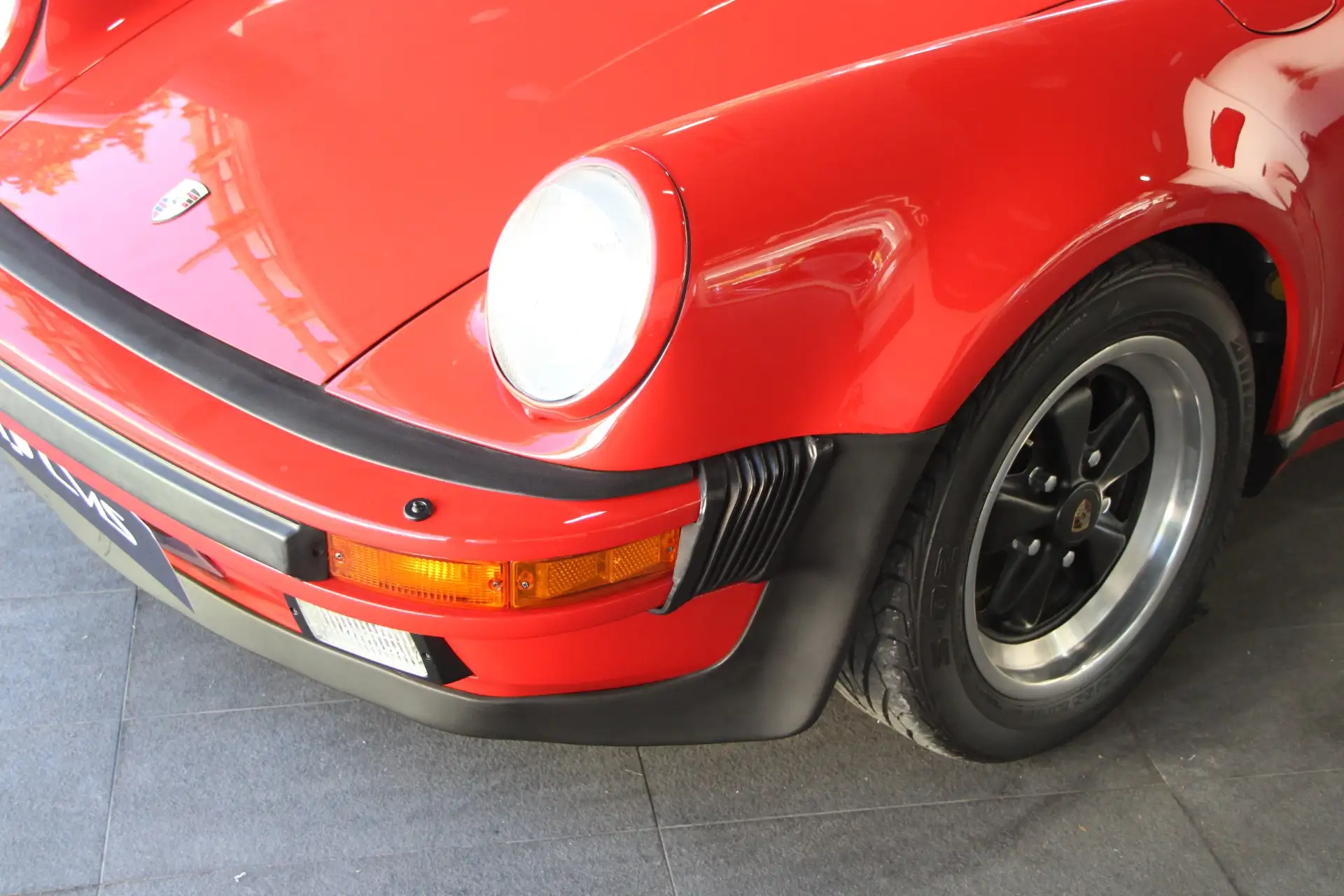 Porsche 911 911 Turbo Cabriolet 1988 빨강 사진 4