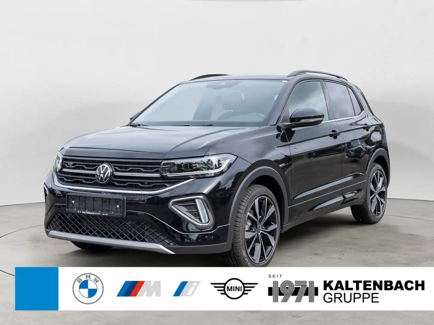 Volkswagen T-Cross 1.0 TSI R-Line AHK MATRIX-LED ACC SHZ Zwart - 1
