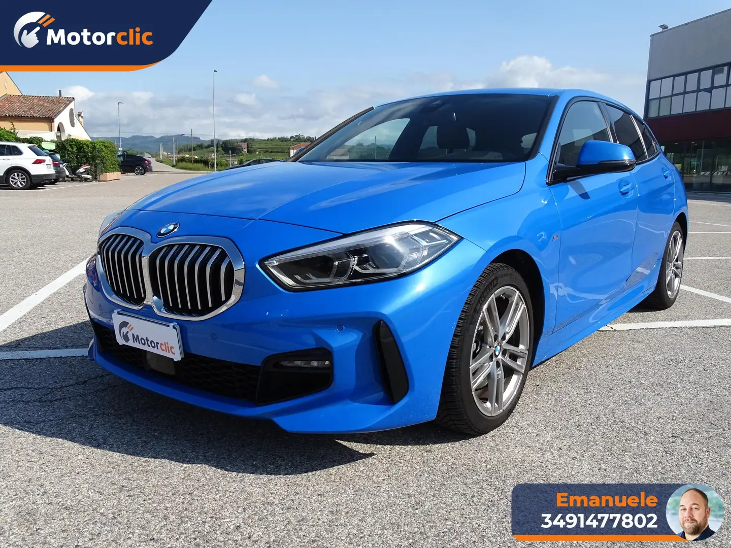 BMW 118 118d Msport auto Blau - 1