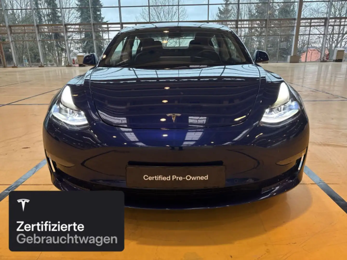 Tesla Model 3 Long Range AWD Bleu - 2