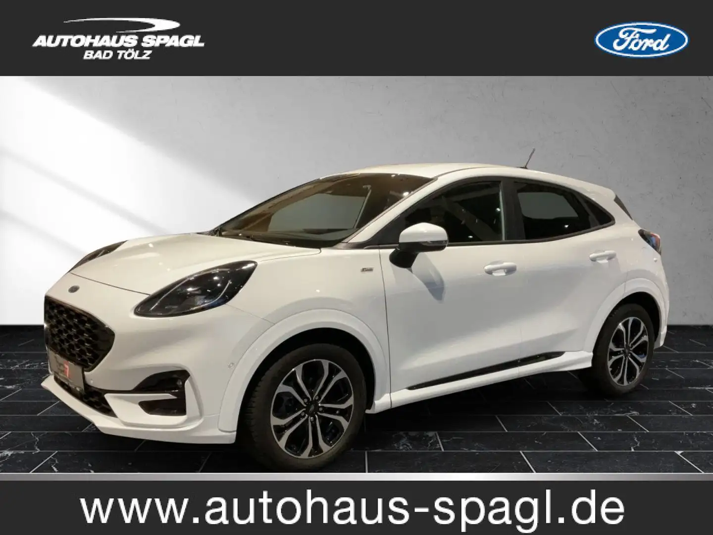 Ford Puma ST-Line Bluetooth Navi LED Klima Einparkhilfe Blanc - 1