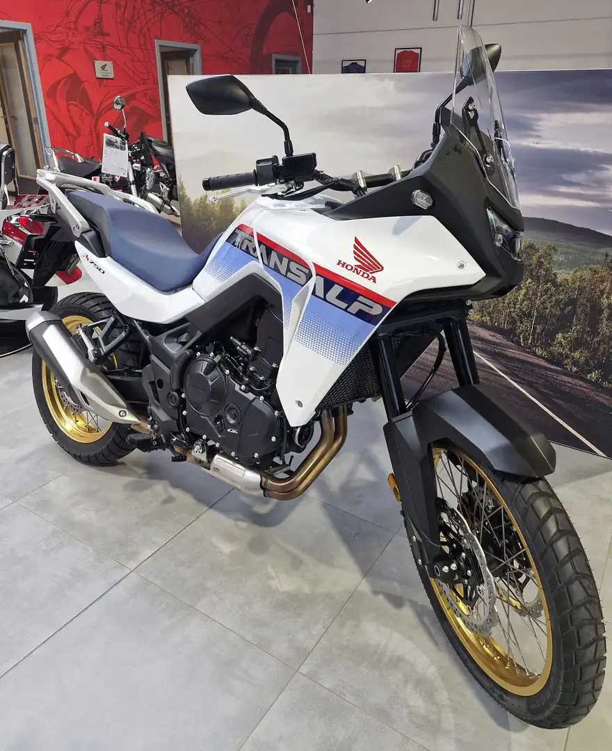 Honda Transalp 750 XL750 Bílá - 2