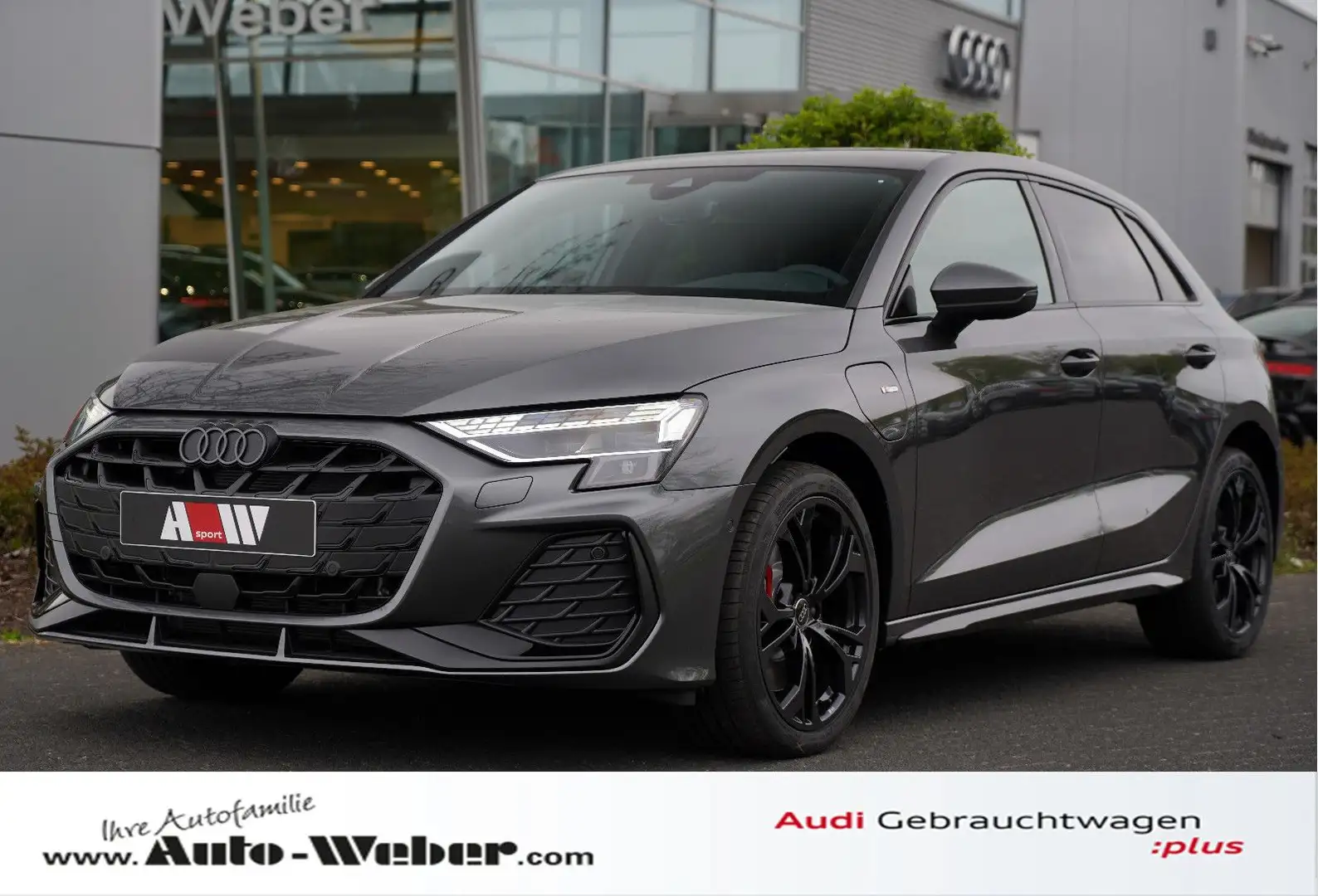 Audi A3 Sportback 45TFSIe 2x S-LINE BUSINESS ACC LED Grau - 1