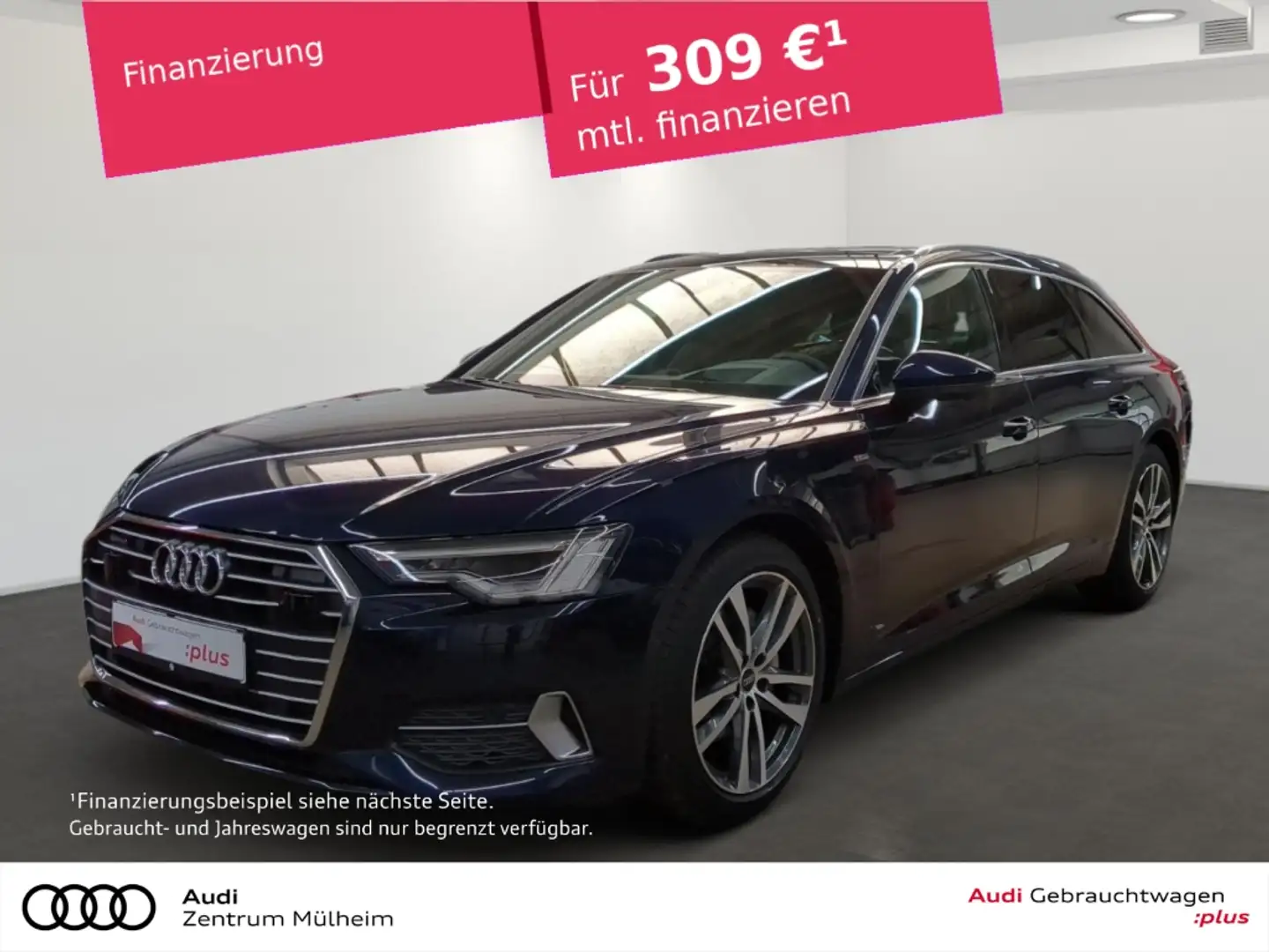 Audi A6 Avant 40 TDI quattro S-Line Pano Matrix LED Rückfa Azul - 1