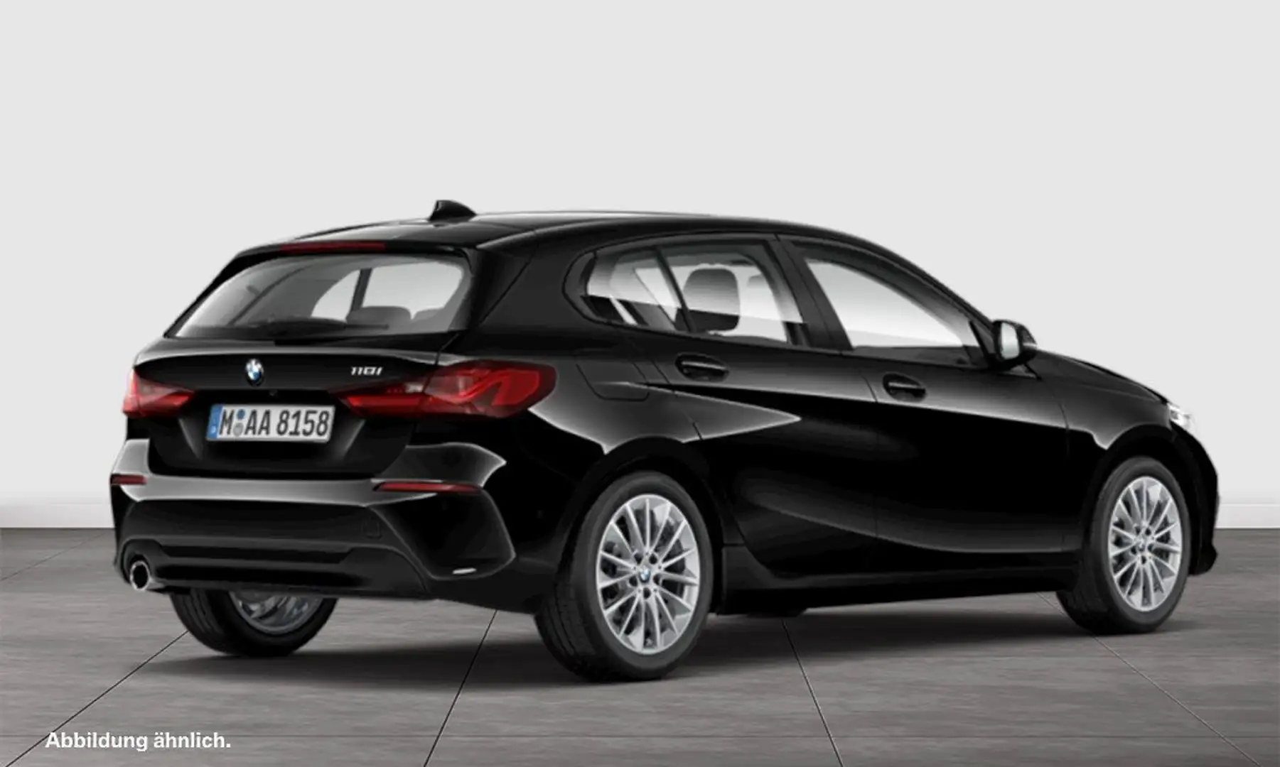 BMW 118 i Advantage Aut. RFK NAVI LED PDC V+H DAB LM Schwarz - 2