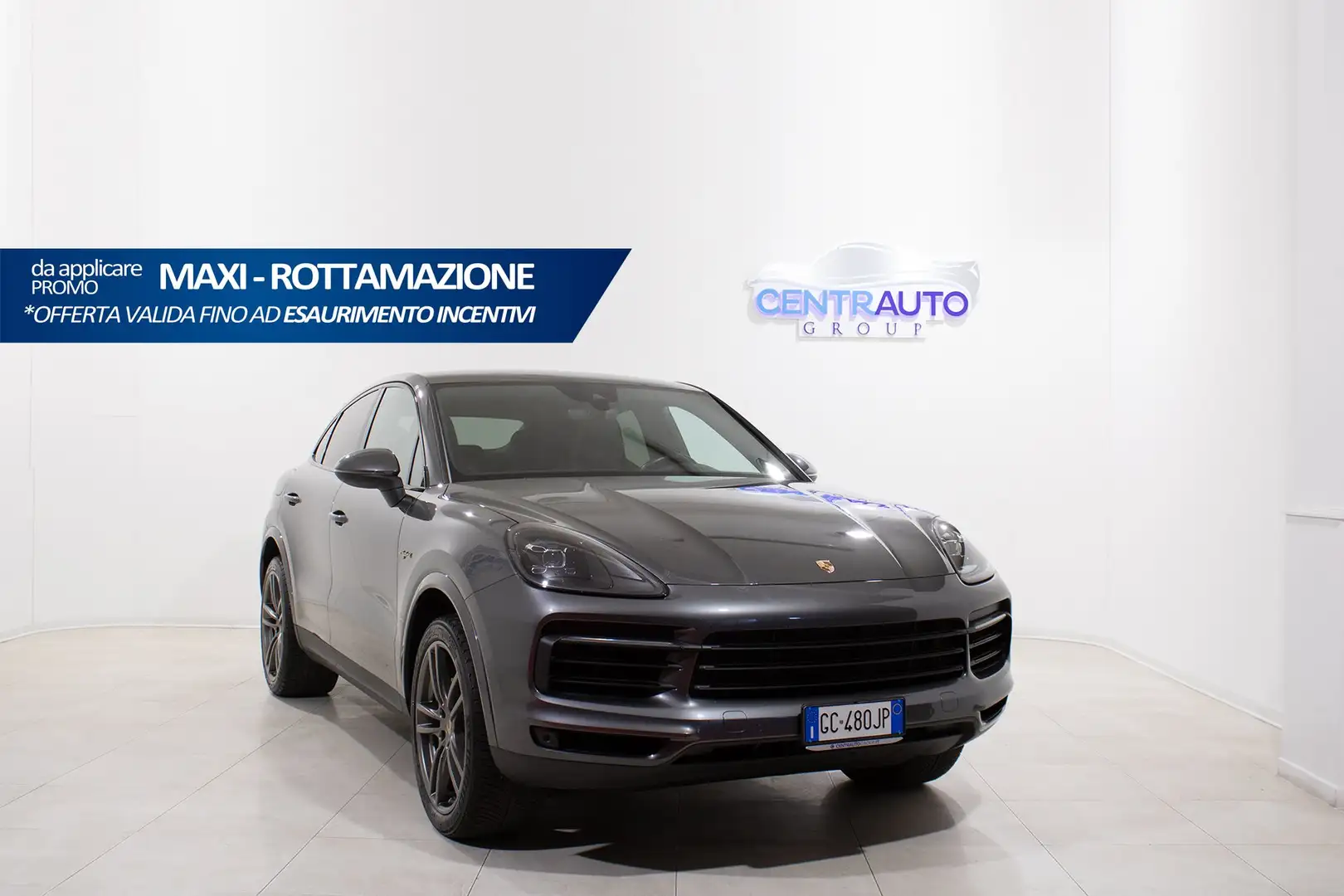 Porsche Cayenne COUPE' 3.0 V6 E-HYBRID *AMBIENT LIGHT, GANCIO* Gris - 1