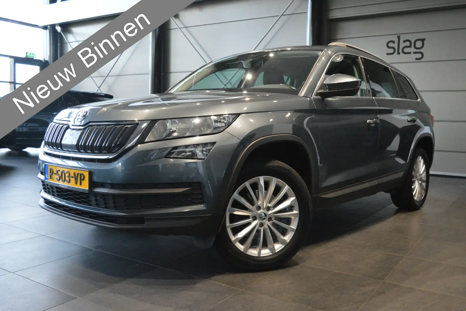 Skoda Kodiaq 1.4 TSI 4x4 Style navi clima cruise trekhaak pdc 1 Gris - 1