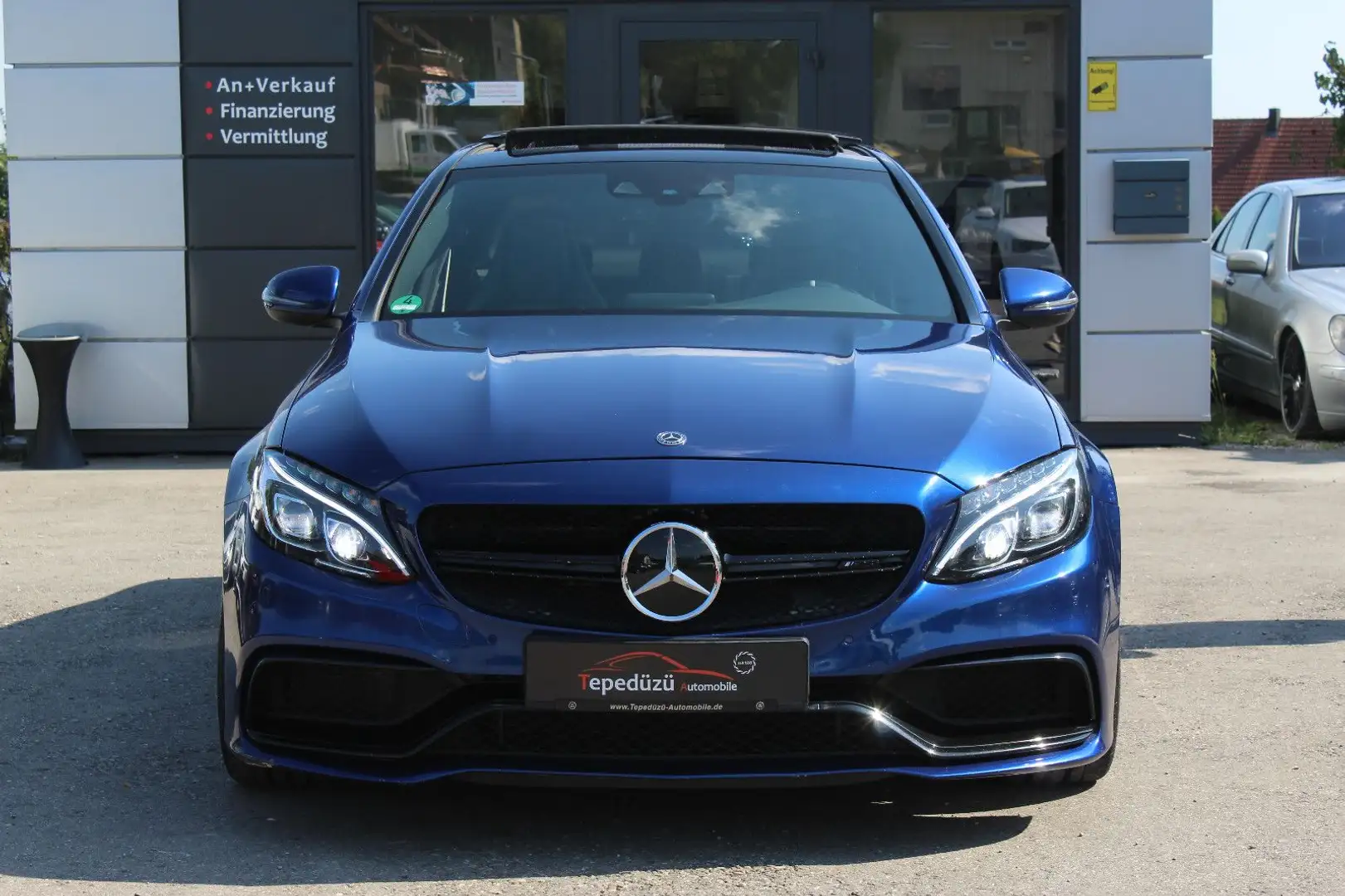 Mercedes-Benz C 63 AMG C 63 S AMG*LED*PANO*PERFORMANCE SITZ-AGA*BURMEST Blauw - 2