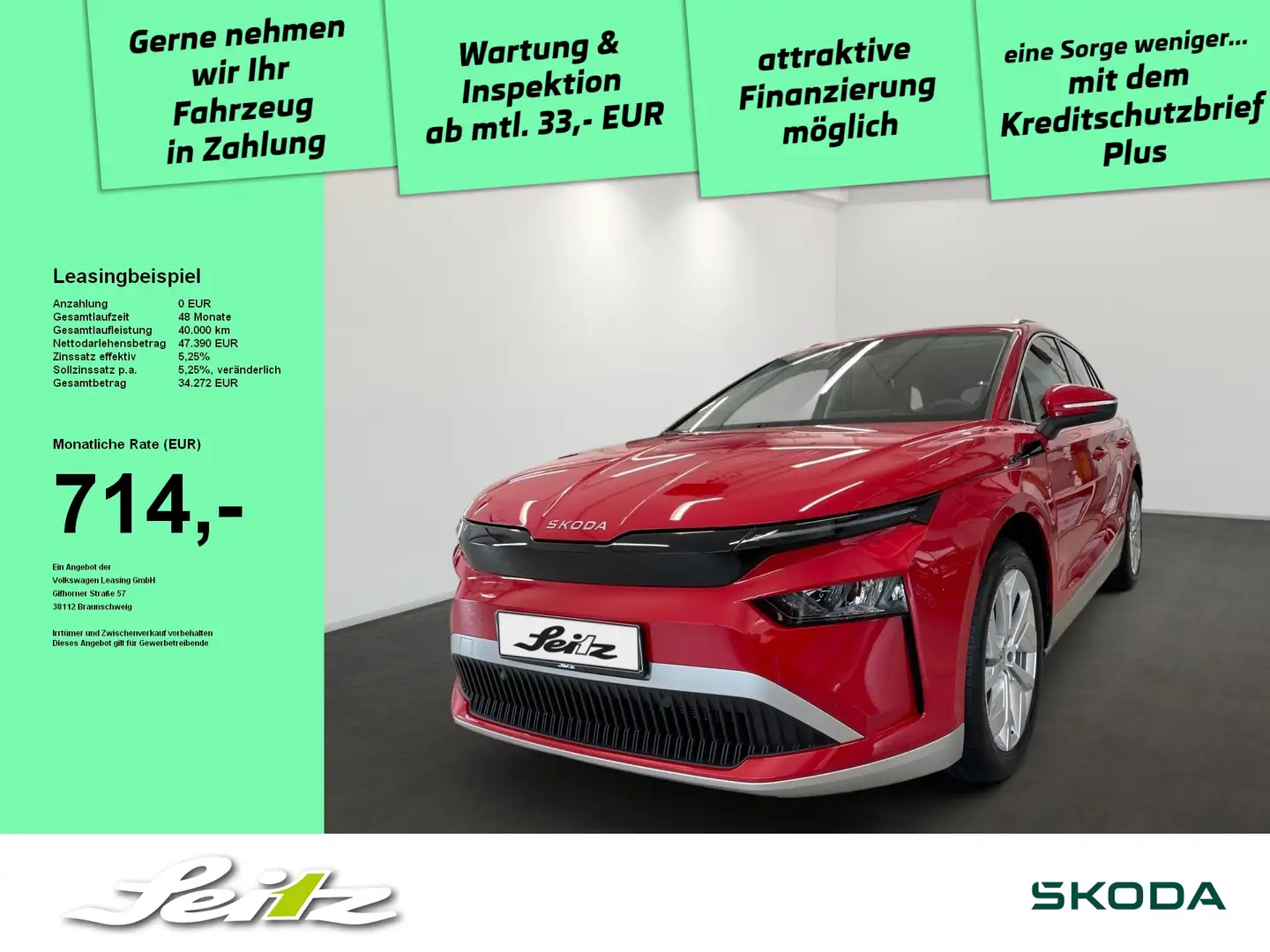 Skoda Enyaq 85x Loft *AHK*LED*KAMERA*NAVI* Rojo - 1