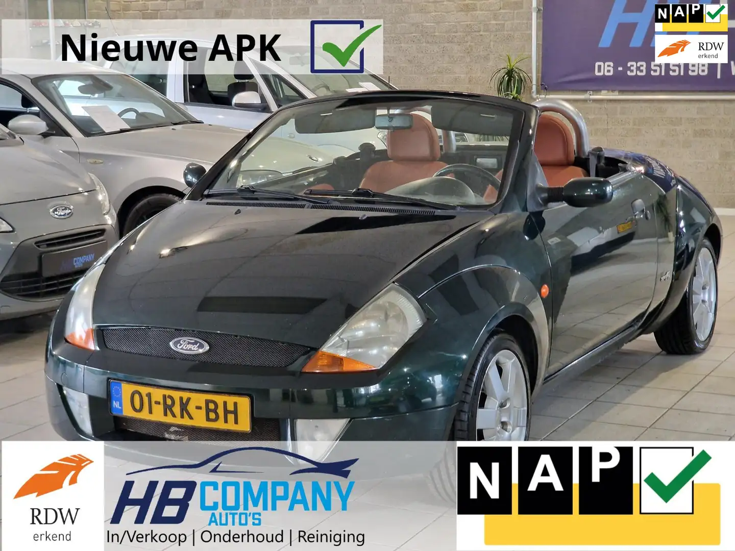 Ford Streetka 1.6 Futura | Cabrio | Sport | Lederen bekleding | Verde - 1