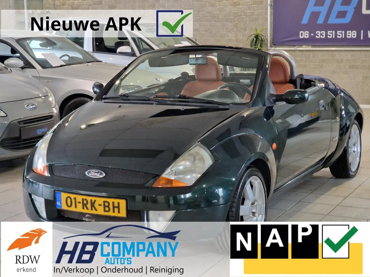 Ford Streetka 1.6 Futura | Cabrio | Sport | Lederen bekleding | Grün - 1