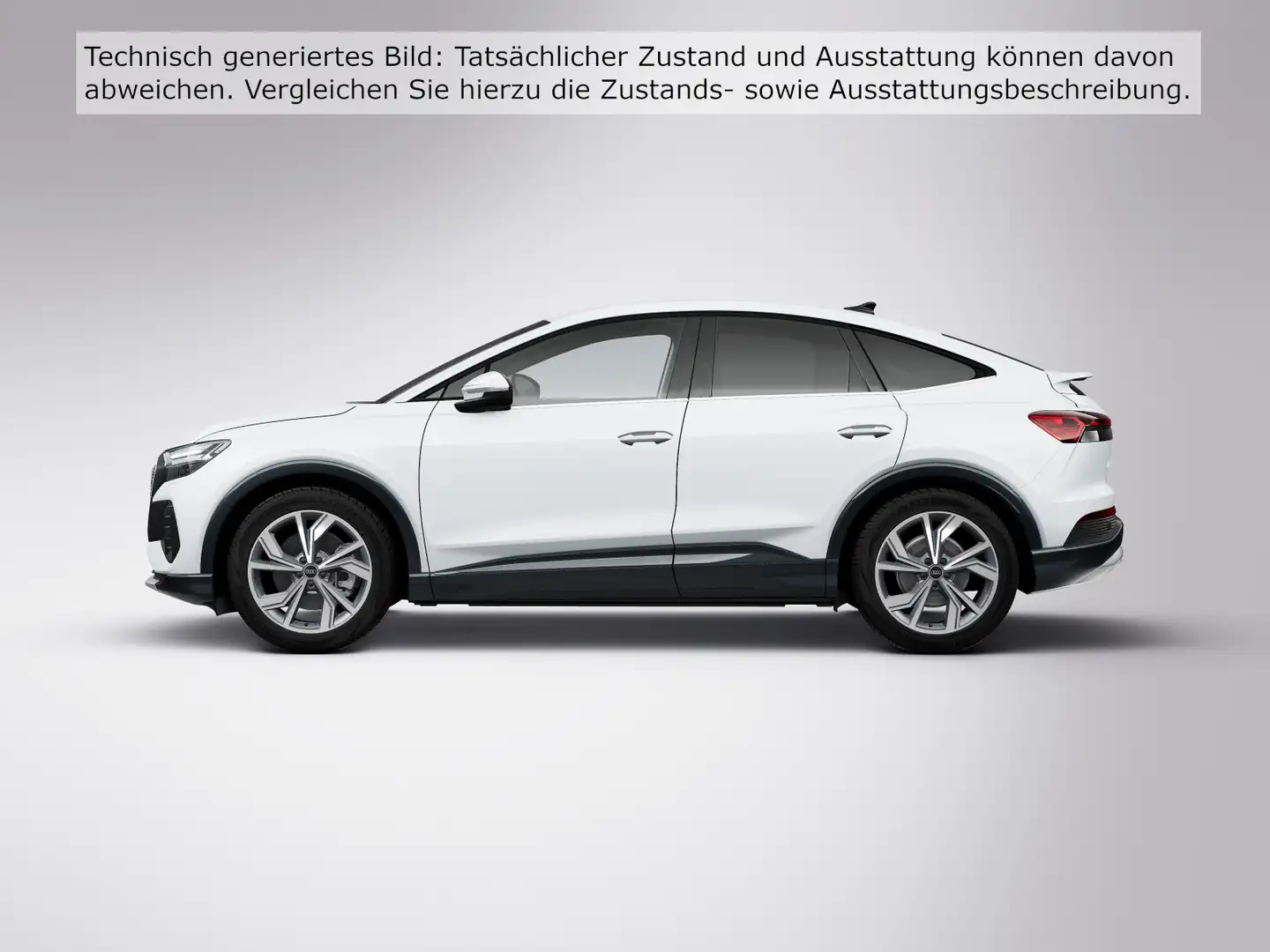 Audi Q4 e-tron 50 e-tron quattro 220 kW Weiß - 2