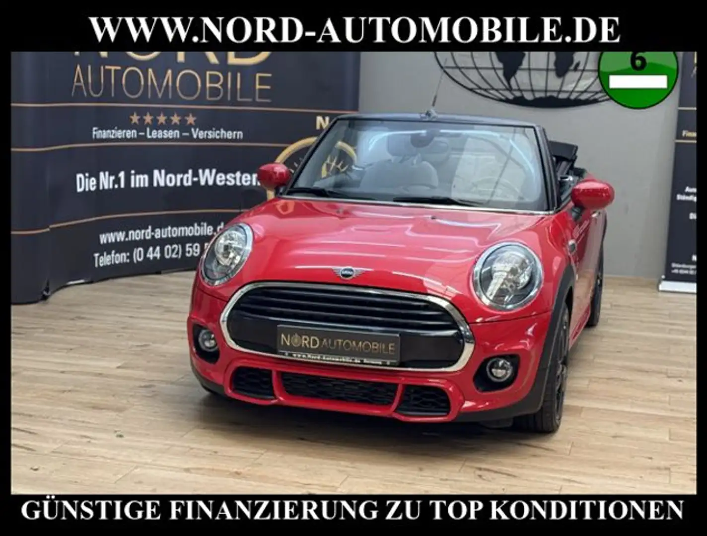 MINI Cooper Cabrio JOHN WORKS *NAVI*PDC Rot - 1