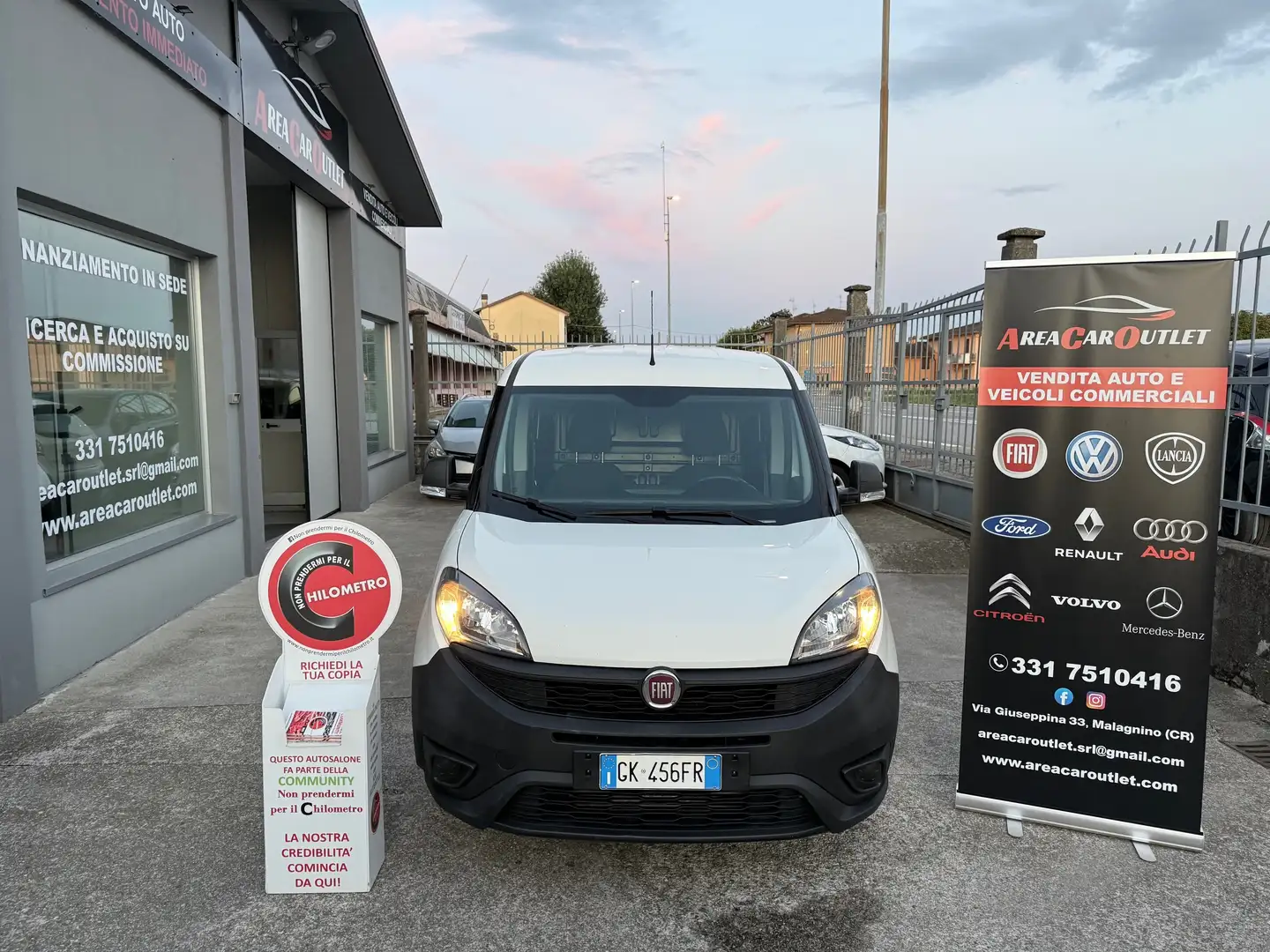 Fiat Doblo 1.6 mjt 105cv*05/2022*km 64.322*GARANZIA*IVA DEDUC Weiß - 2