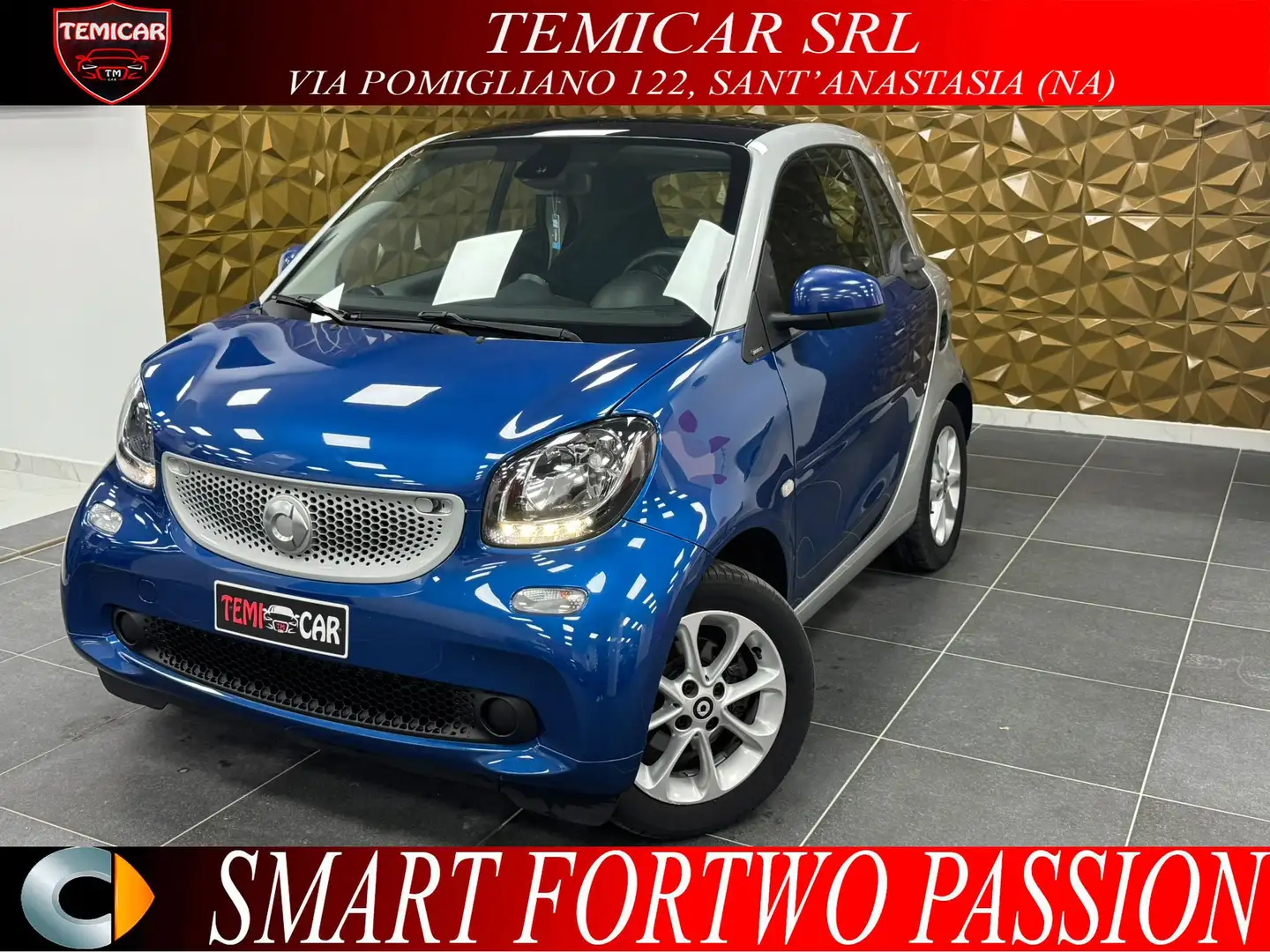 smart forTwo 1.0 Passion 71cv twinamic Blau - 1