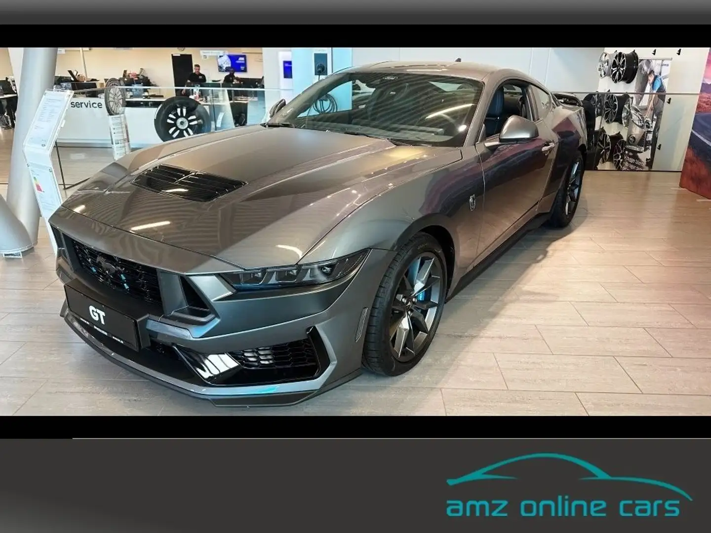 Ford Mustang GT Dark Horse MagneRide*Alarmanlage*ACC Сірий - 1