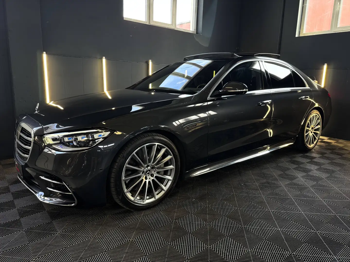 Mercedes-Benz S 400 S 400 d 4Matic 1.Besitz/AMG/Burmester/Chauffeur/Nappa/Alcantara Grau - 2